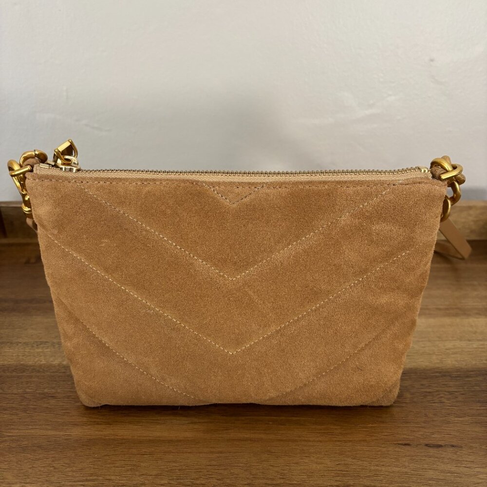 Rebecca Minkoff Tan Crossbody Bag with Gold Chain - Picture 4 of 15